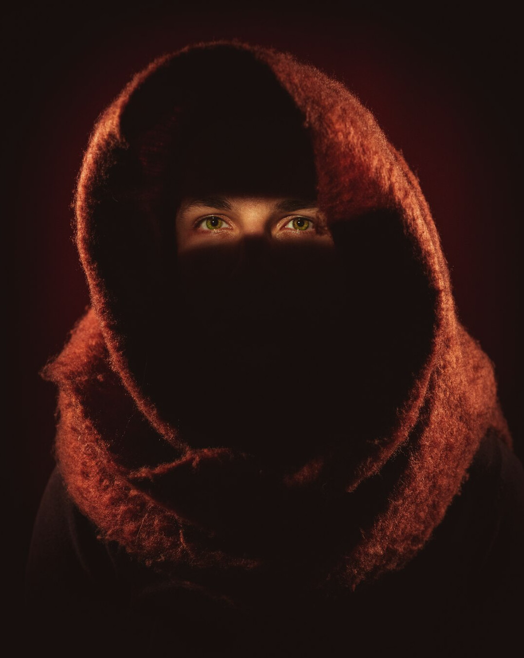 mysterious villain portrait